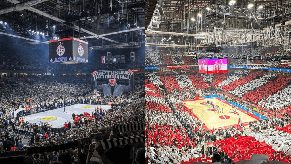Zvezda och Partizan i Euroleague: En basketweekend till Belgrad